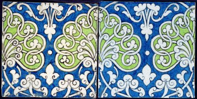 Tiles with Persian Style Design by William de Morgan